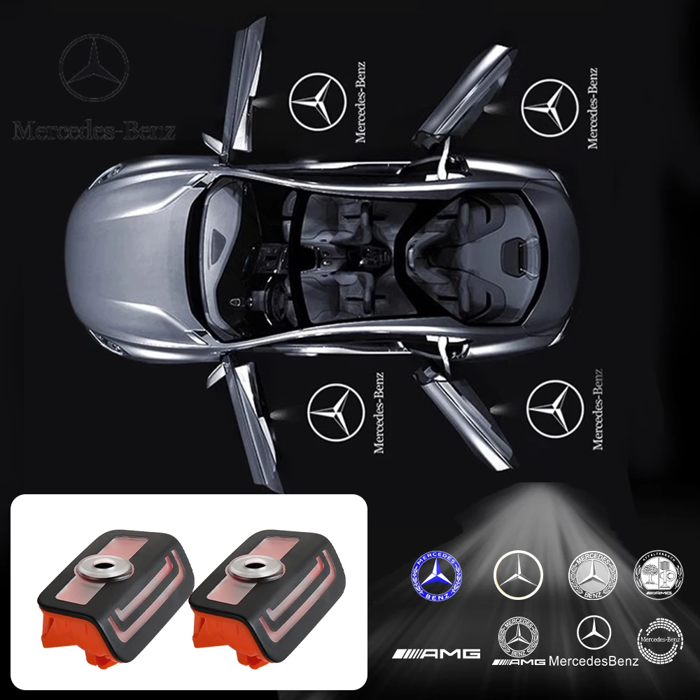 

Car Sticker New Hot 2026 Car Door Welcome Lights For Mercedes Benz E Class W213 2017-2024 C Class W206 2021-2024 S Class W223 20