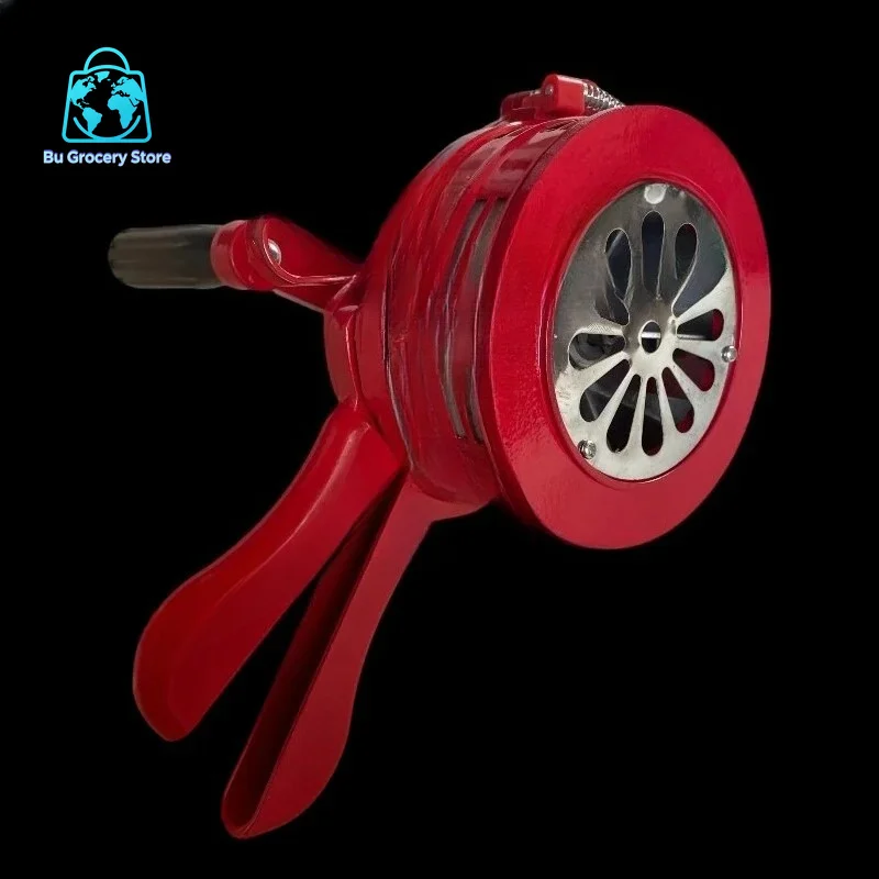 Fire Fighting Equipment Hand Crank Alarm SY-100P Portable Aluminum Alloy Fire Defense Drill Buzzer Siren