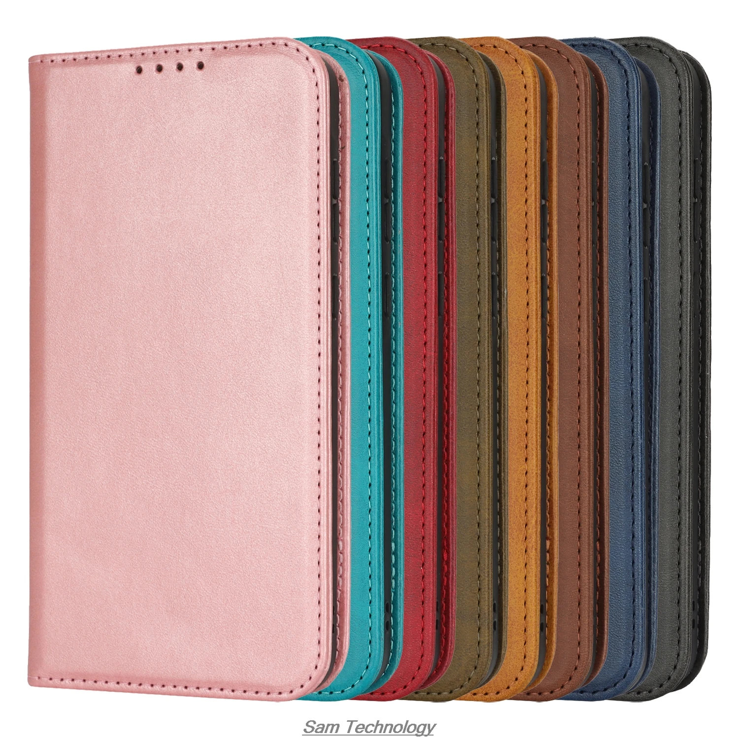 Magnetic attraction Leather Case for Huawei Nova Y72s / Nova Y63 Holster Flip Cover Case Wallet Phone Bags Capa Fundas Coque view 6