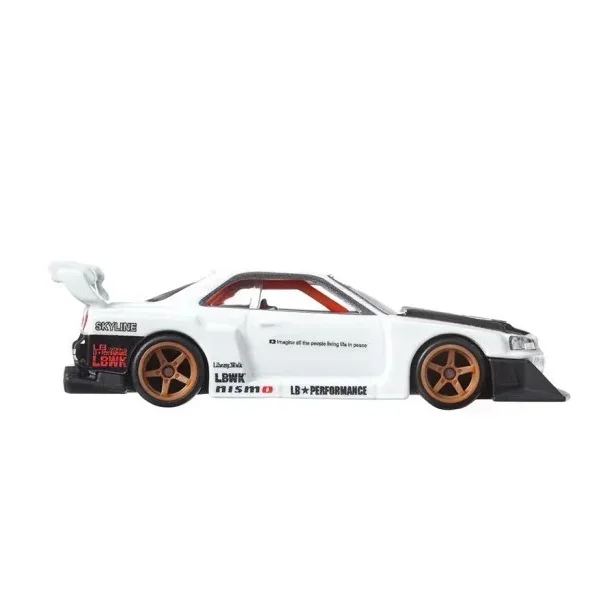 Mattel Hot Wheels Boulevard Car 1/64 Diecast LBWK Liberty Walk Nissan Skyline Vehicle Toys for Boys Collection Birthday Kid Gift