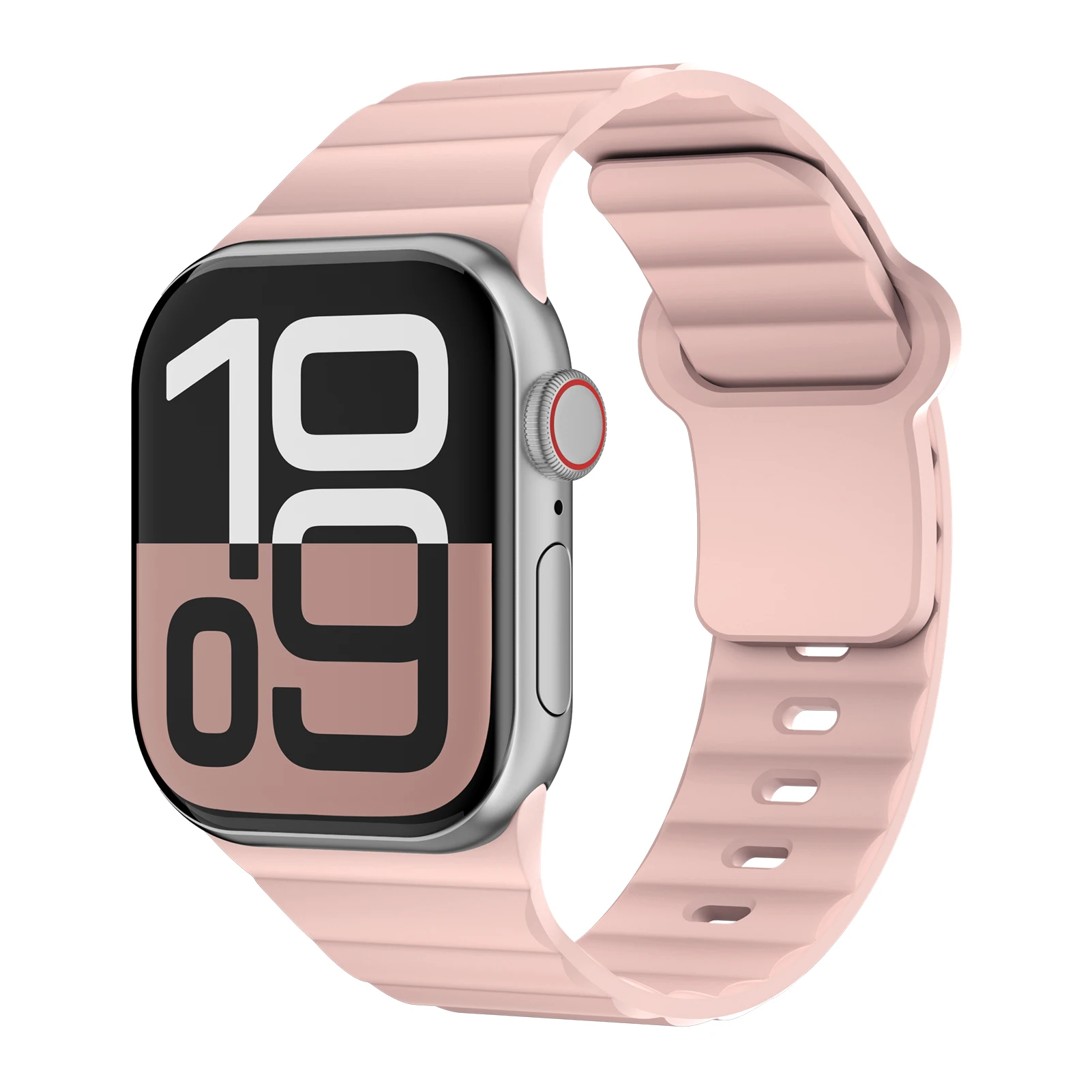 Sport siliconen bandje voor Apple Watch bandjes 44mm 40mm 46mm 49mm 42mm 45mm armbanden iWatch ultra 2 3 series 11 10 9 8 7 SE