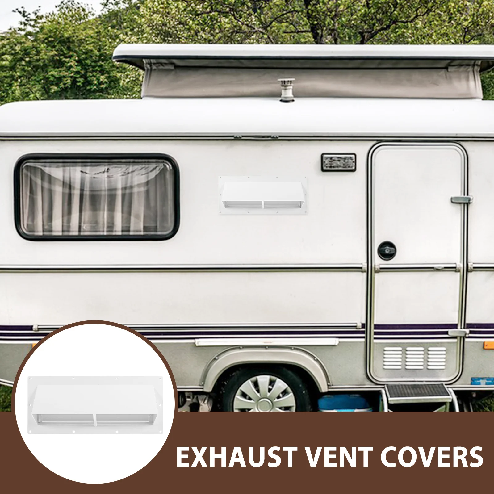 

Sleek Rv Range Hood Vent Cover Durable Plastic Rv Exhaust Air Outlet Camper Stove Vent Cover Camper Replacement Parts