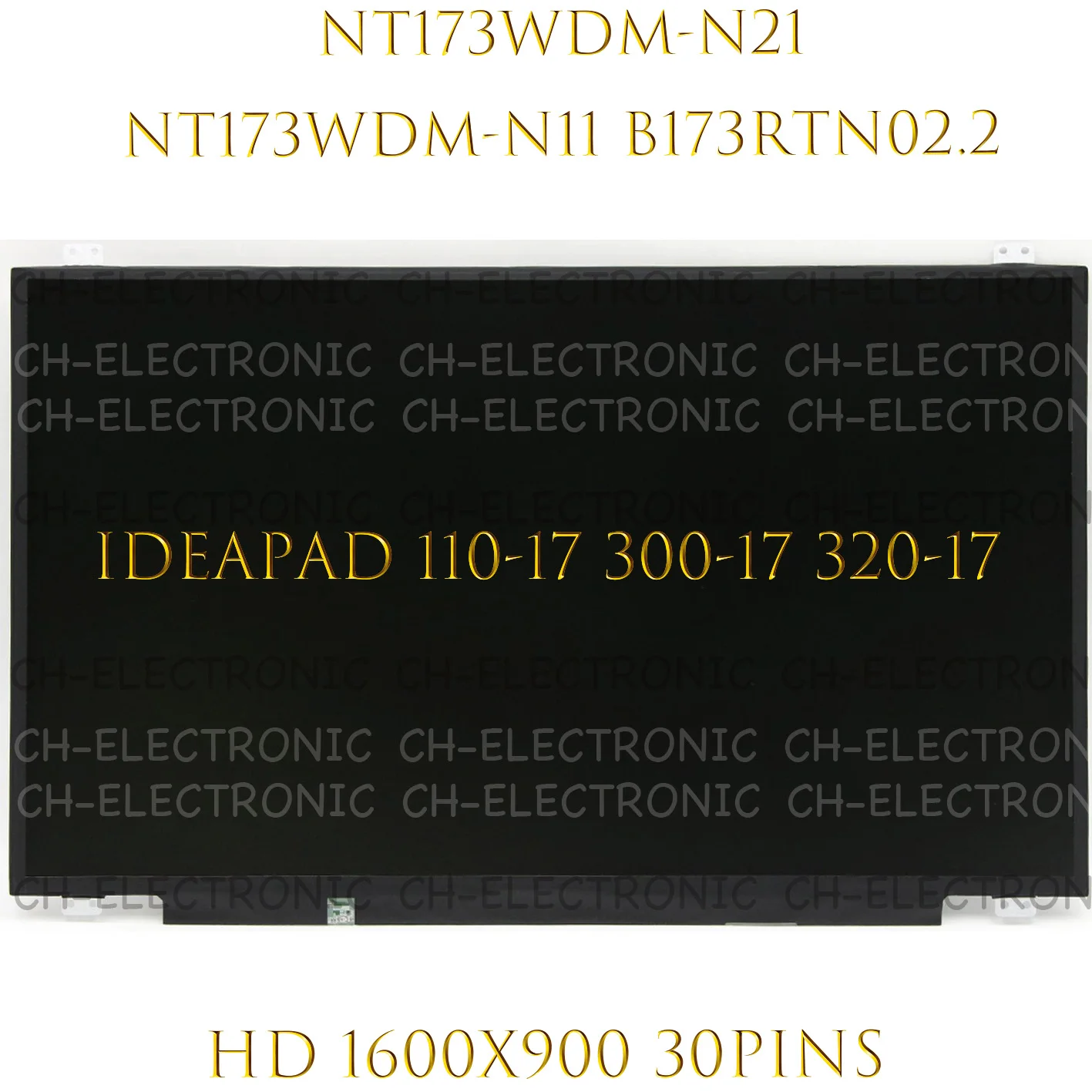 N173FGA-E44 fit B173RTN02.0 NT173WDM-N21 B173RTN02.2 NT173WDM-N11 N173FGA-E34 NT173WDM-N21 1600X900 17.3 inch Slim 30PINS EDP