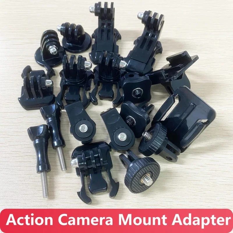 Screw Tripod Adapter J Hook Quick Release Mount Holder For GoPro Hero 13 12 11 10 9 AKASO SJCAM Insta360 DJI Osmo Action Camera