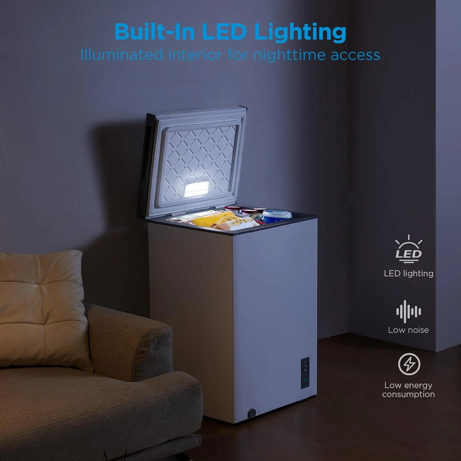 MERC04C4BAWW 3.5 قدم مكعب لفريزر الصدر، قدم مكعب قابل للتحويل، أبيض · مبيعات المصنع مباشرة #6