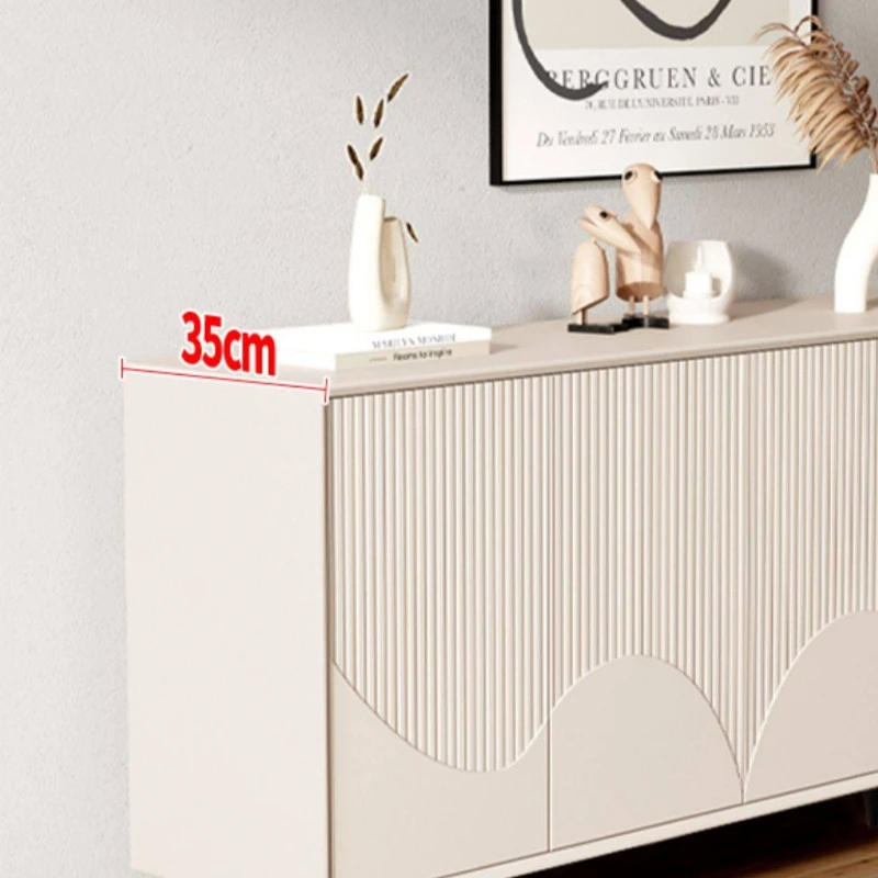 Indoor household Shoe cabinet cream wind light luxury large capacity storage cabinet living room Display zapatero home furniture