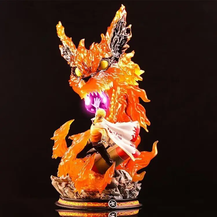 

Hokage CS 7th generation Hokage Naruto, with replacement body, nine-tailed helical pill luminous figure wholesale model ornament