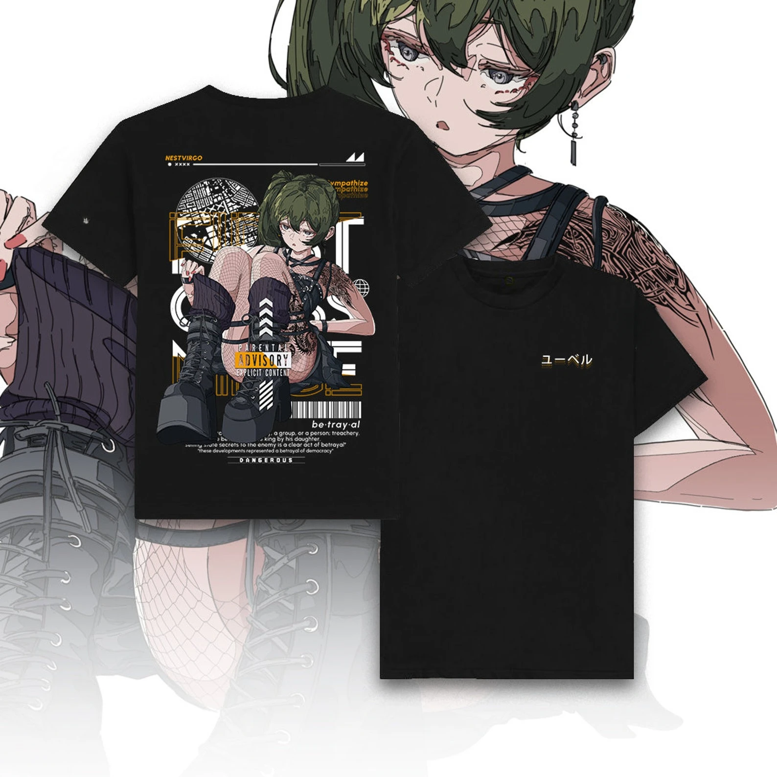 Frieren T-Shirt Beyond Journey's End Fern Stark Girl Anime Gifts Soft Shirt All Size