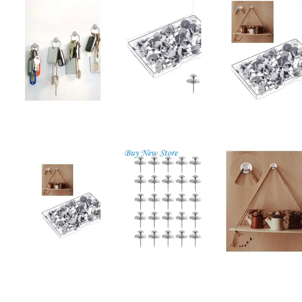 20CE 30 шт., металлические канцелярские кнопки