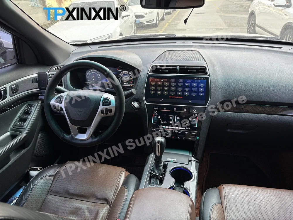 For Ford Explorer 2011~2019 Digital dashboard + Android Radio Carplay Multimedia GPS Navigation Car Stereo Player IPS Head Unit view 3