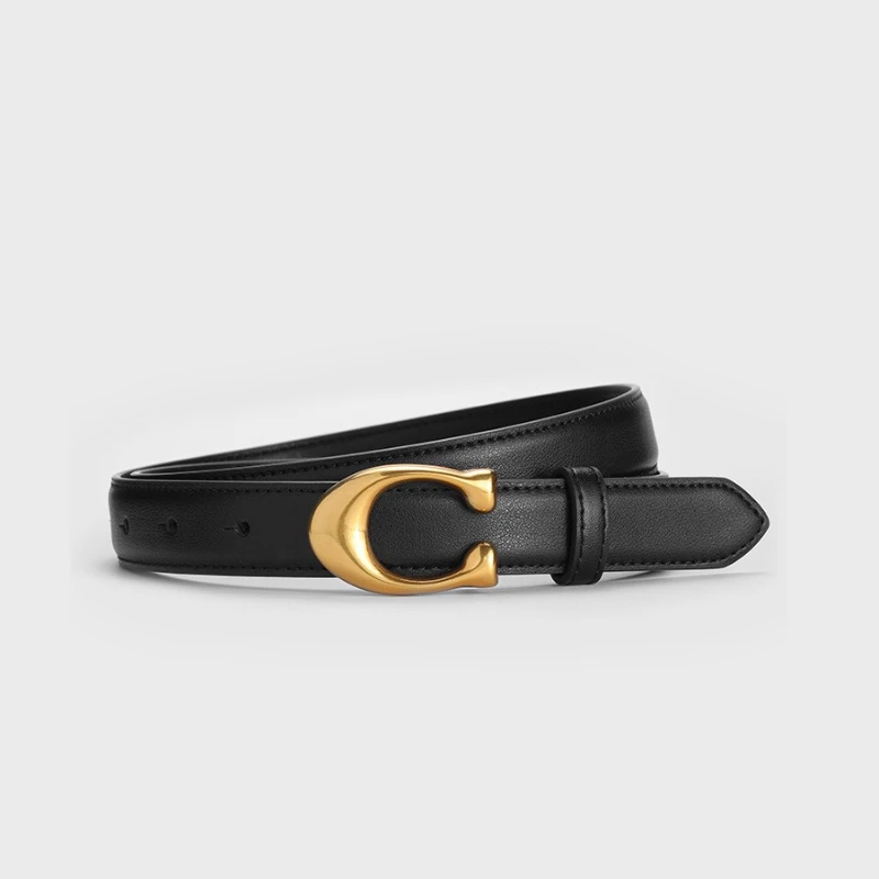 

Women's belt Fashion trend Jeans decorative belt ins style soft leather black belt Simple Korean trend nM