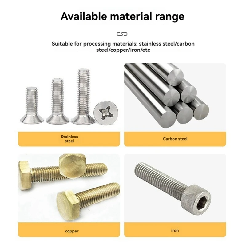 ABJI-3Pc Triangular Handle Length Of 18Mm Except For Burr Screw Polishing Drill Chamfering Tool Suitable Diameter Of 6-19Mm