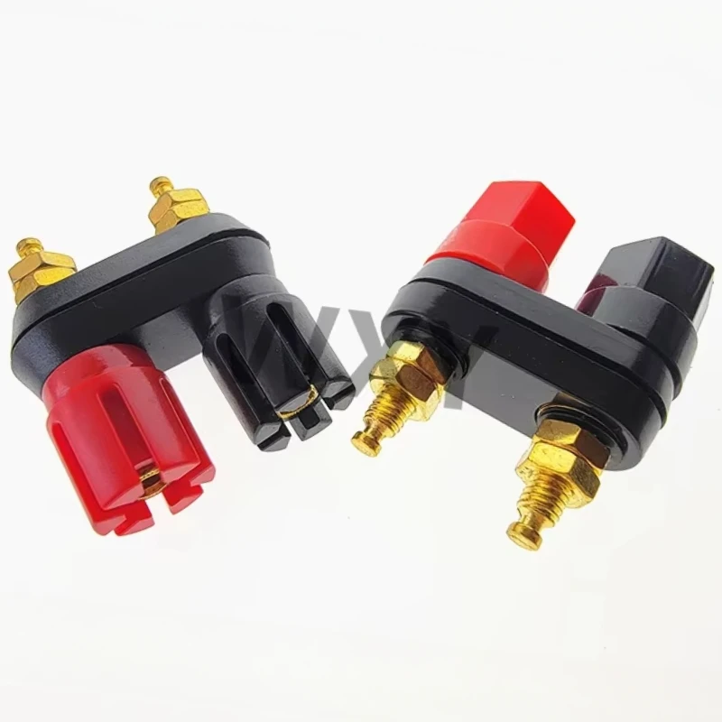 

1/5pcs Banana plugs Jack Socket Couple Terminals DIY Connectors Red Black Connector Amplifier Terminal Binding Post Speaker