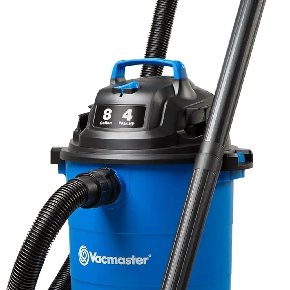 

Blue Edition 8-Gallon* 4 Peak HP Wet/Dry Vacuum– VOC809PF