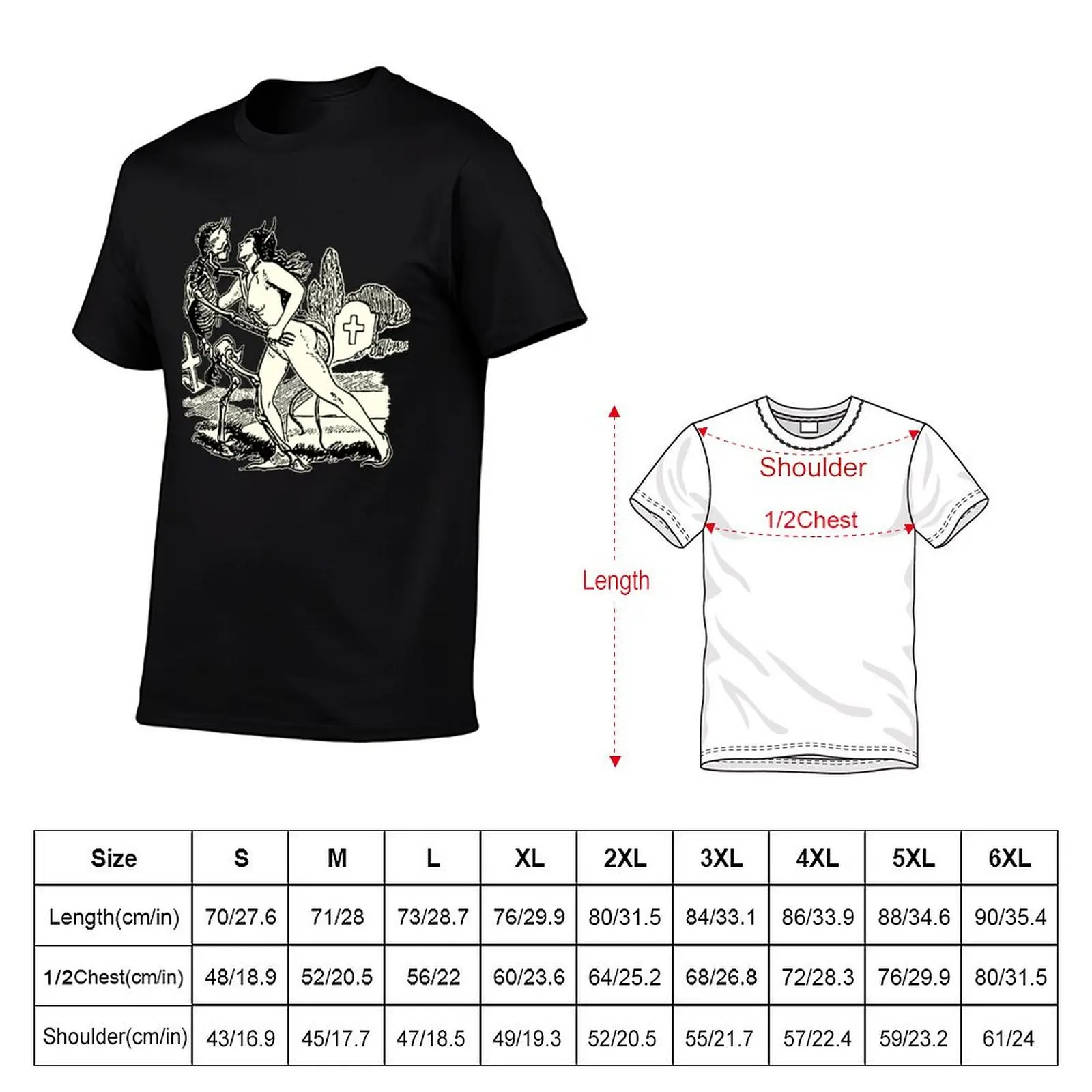 Demons seduction - bichrome print T-Shirt Breathable Travel T-Shirt