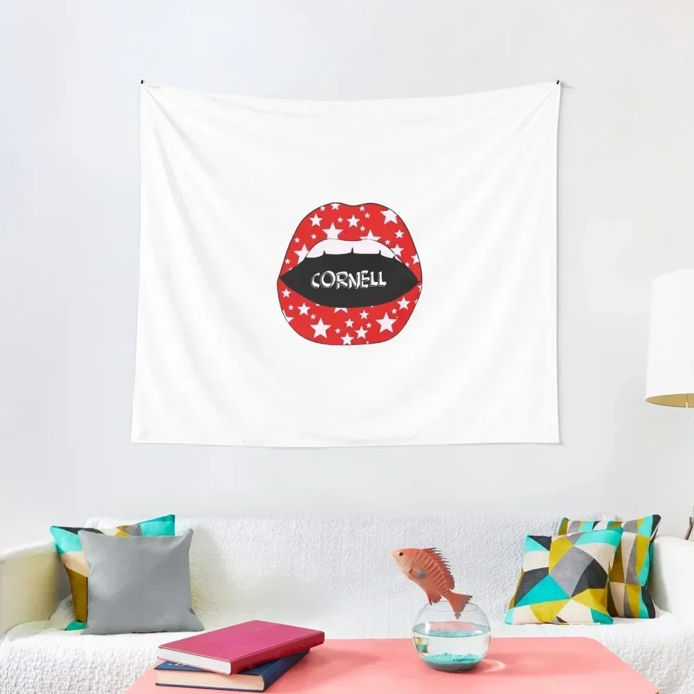 

cornell lips Tapestry Cute Room Things Room Decor For Girls Cute Room Decor Tapestry