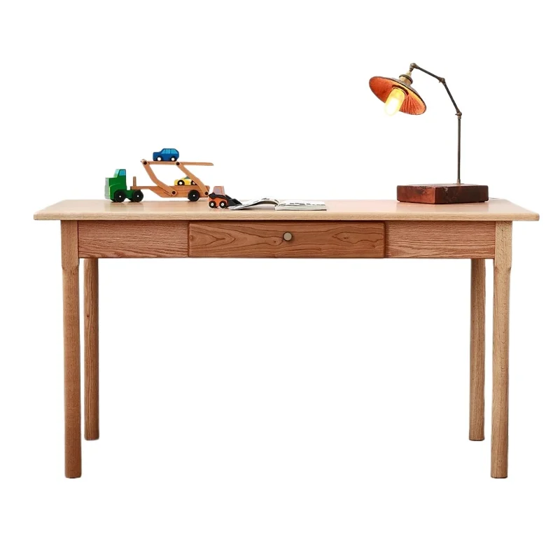 Pure solid wood children's room desk, study table, writing ta ble, black walnut red oak case