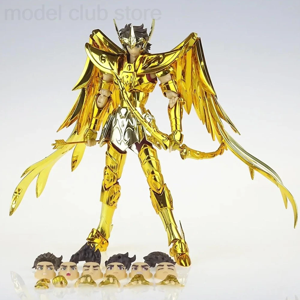 W magazynie CS Model Saint Seiya Myth Cloth EX Sagittarius Aiolos Knights of the Zodiac Anime 24K Metal Armor Action Figure Toys