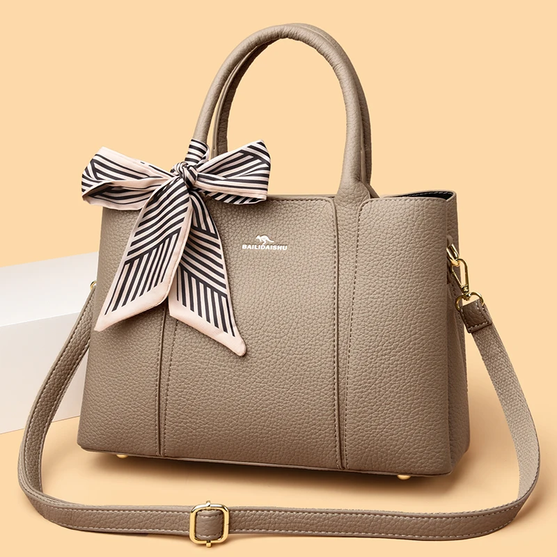 

2024 новая женская сумка из искусственной кожи, новая роскошная женская сумка, женская кожаная сумка через плечо с одной ручкой, повседневная сумка