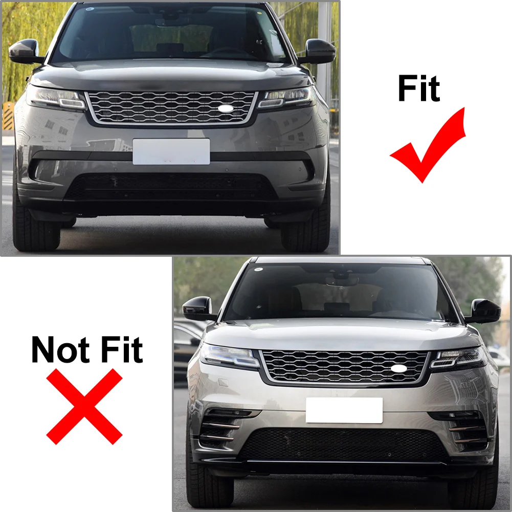 Car Front Bumper Lower Center Grille Cover For Land Rover Range Rover Velar Low Configuration 2017 2018 2019 2020 2021 2022 2023