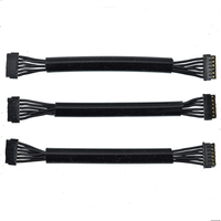 1/2/3 pcs 70mm 150mm 200mm 300mm 400mm 500mm  Super Soft high flexible Silicone Brushless Motor Sensor Wire Cable for RC ESC Car