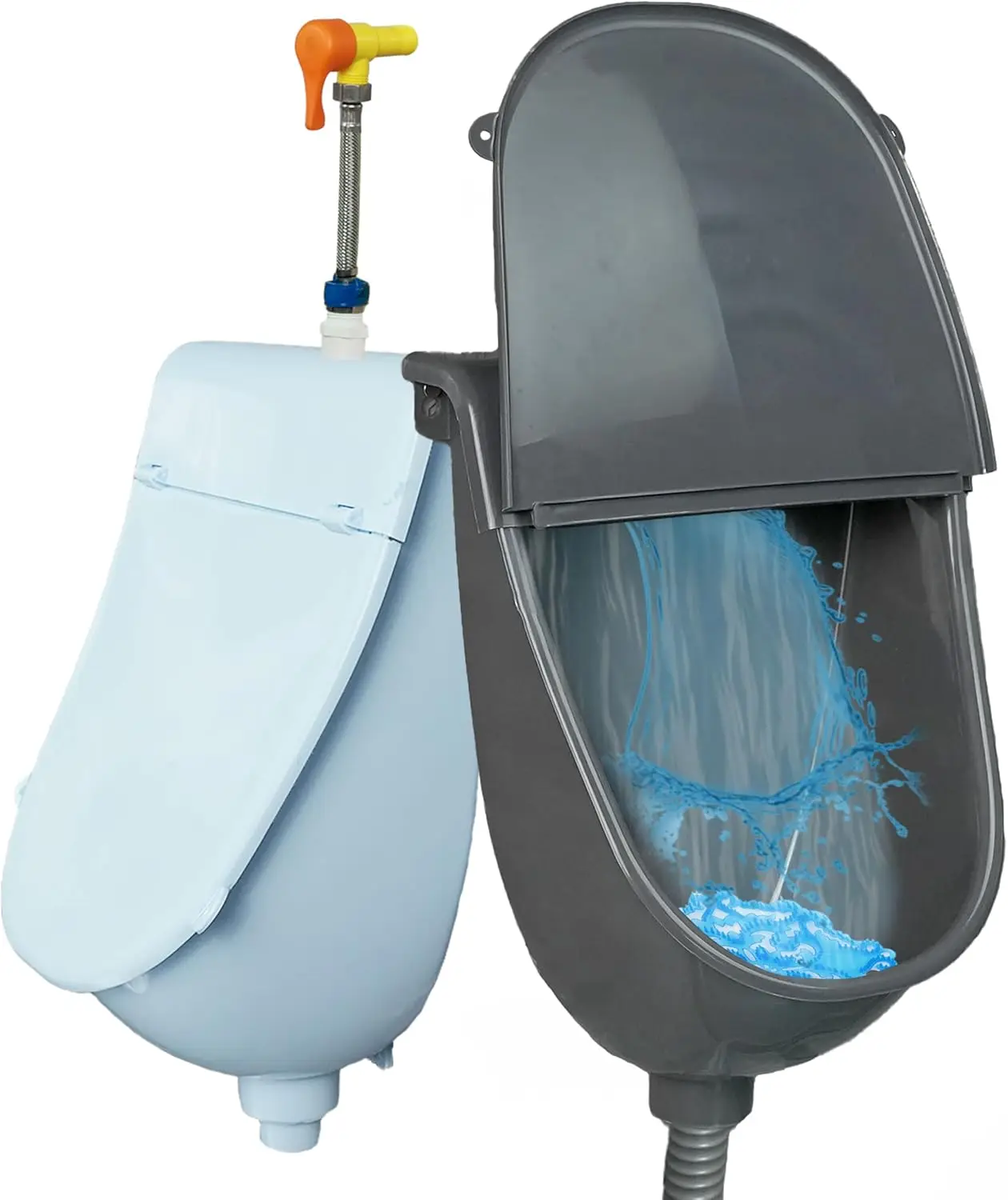 

Настенный коммерческий писсуар с откидной крышкой для мужчин, безводный, для использования в гараже, сарайке, на заднем дворе и в автодомах