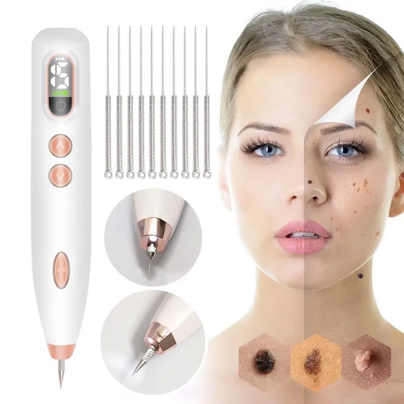

Mole Skin Tag Removal Pen Skin Care Facial Cleaning Laser Plasma Pen For Blackhaed Black Dot Acne Pimple Tattoo Freckle Remover