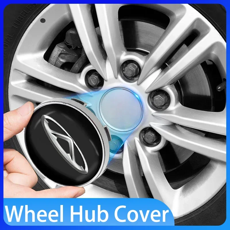 

Pcs 60mm Car Wheel Center Hub Cap Tire Rim Cover Decoration For Chery Fulwin QQ Tiggo 3 5 T11 A1 A3 A5 Amulet Car Accessories