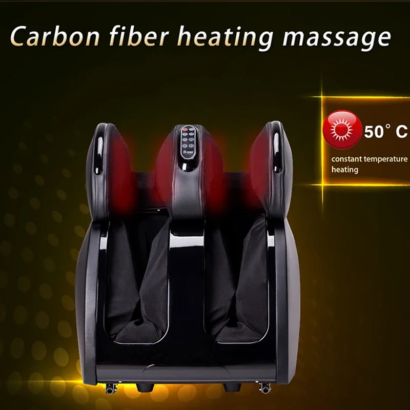 

Foot Massager Machine with Heat kneading Shiatsu Leg Massager Air Pressure Air Bag Massager Electric