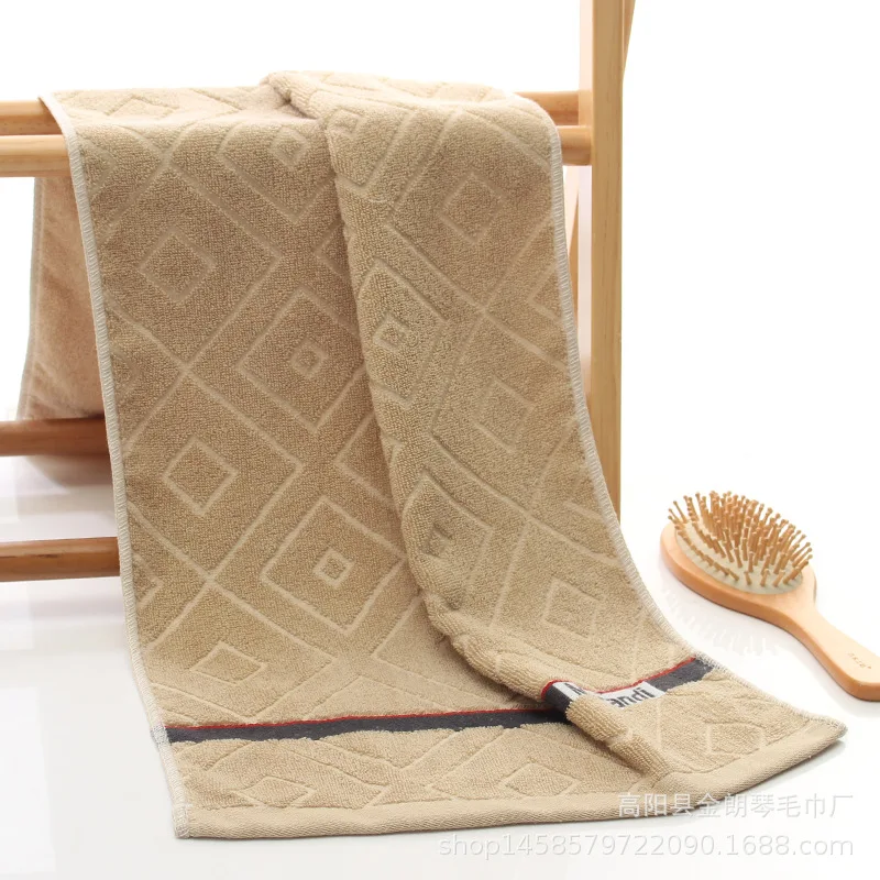 Solid Colored Extended Shower and Cooling Towel 90 * 40 Cotton Thick Sports Towel with Good Water Absorption and Durability