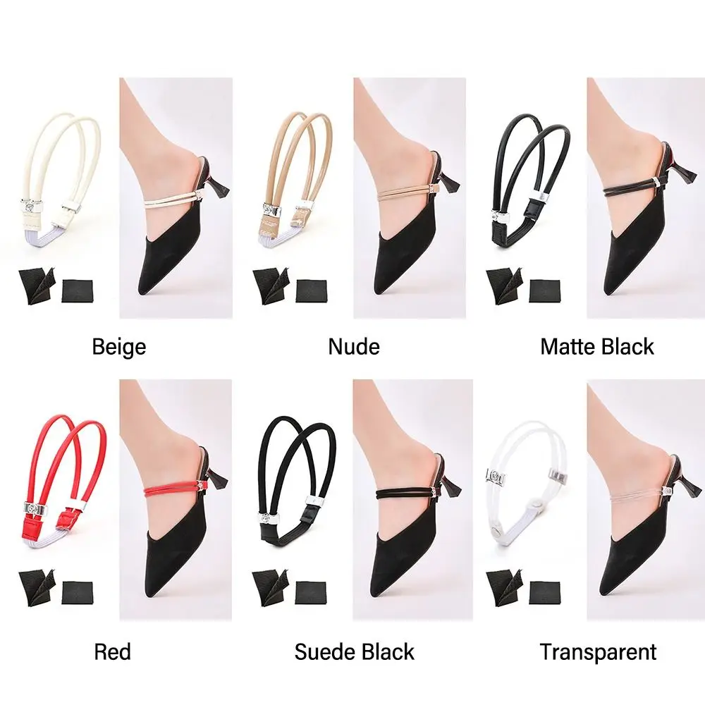 Anti-dropping heel Women Shoeslaces Ankle Holding Tie Straps Band Bundle Shoelace Adjustable Shoes Decorations Shoe Belt Women