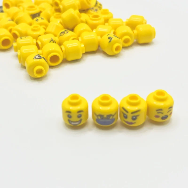 

56pcs 3626 Head Expression Bricks Toys For Technical MOC Buildings Blocks DIY Gifts Compatible Mini Doll Small Particle Parts