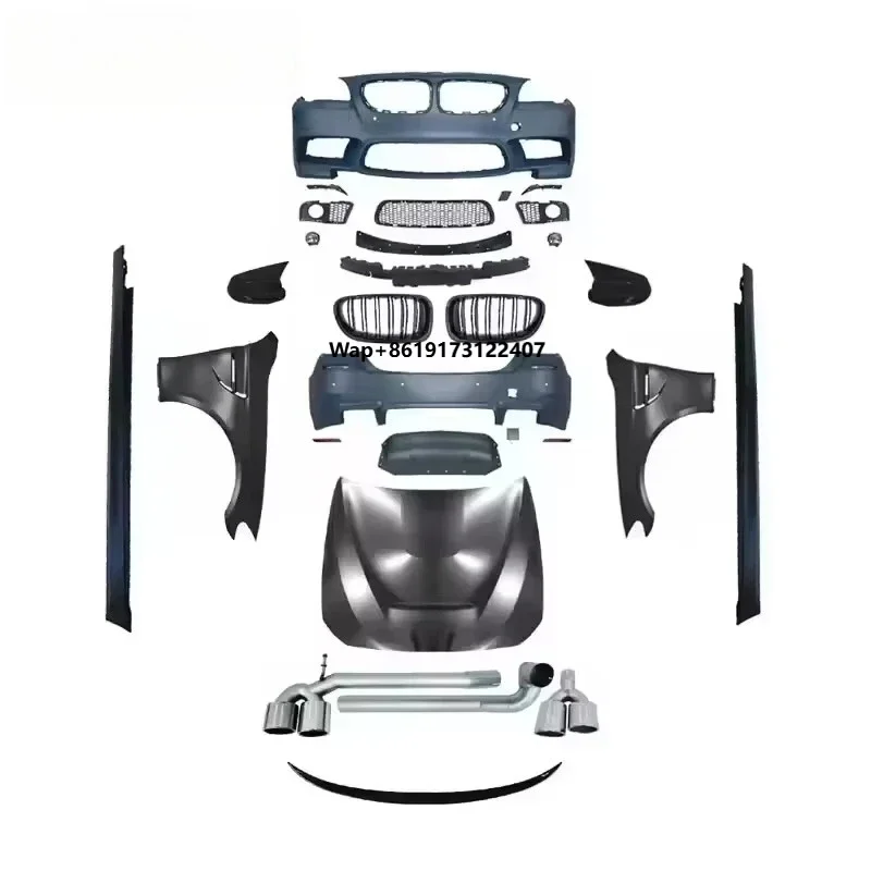 

Body Kit for 5 Series F10 F18 520i 525i 530i Bodykit 2011-2017 Car Parts Modified M5 Front and Rear Bumper Car Part