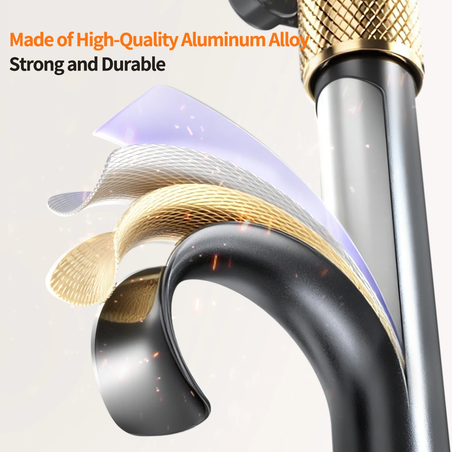 Heavy Duty Metal Base Aluminum Alloy Floor-Standing Microphone Stand Adjustable Boom Arm Microphone Holder Ground Support Mount
