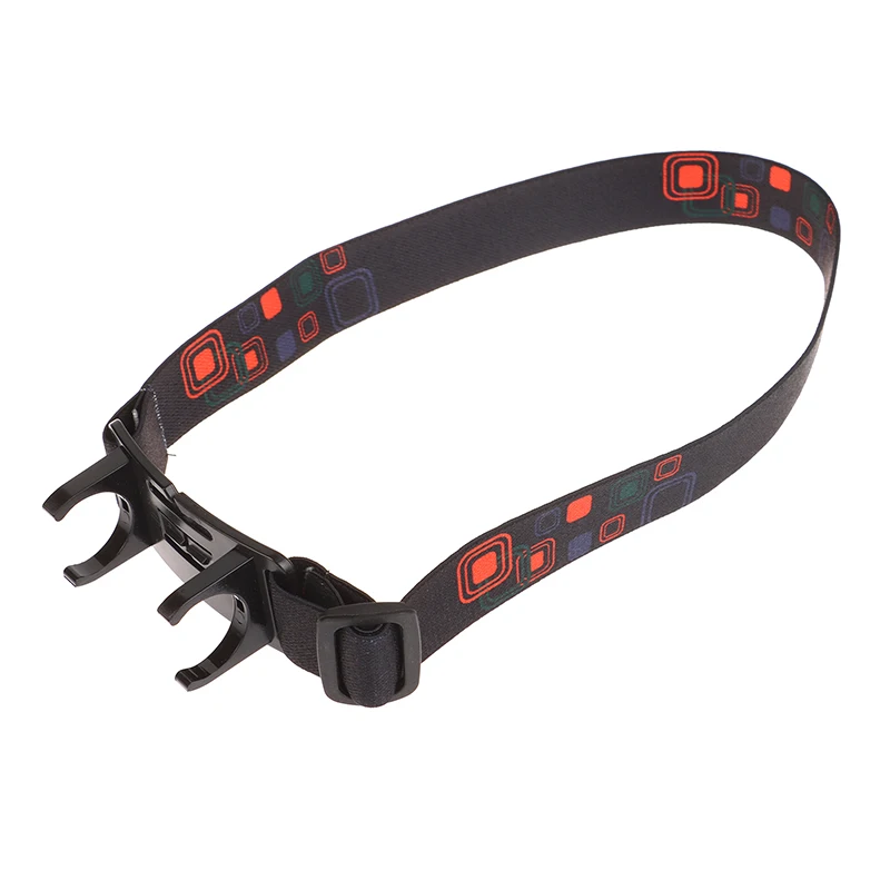 Flashlight Clip Buckle Headband Adjustable Head Belt Head Strap Mount Holder Stand For 24mm LED Flashlight Torch Headlamp Lights