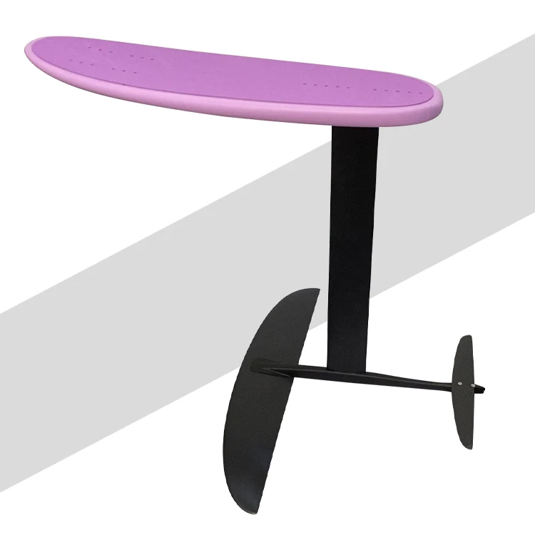

High Quality New Design Outdoor Water Sports Carbon Fiber PVC Purple Mini 96CM 8.3L Wake Foil Hydrofoil Board