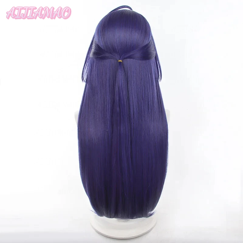 Peruca Cosplay Acheron para Mulheres, Cabelo Sintético Anime, Longo, Festa, Halloween, Peruca, Boné, 75cm