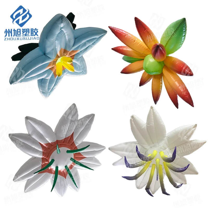 

Customized Inflatable Flower Giant Inflatable Artificial Flower Lighting Inflatable Hanging Flower For Decoration