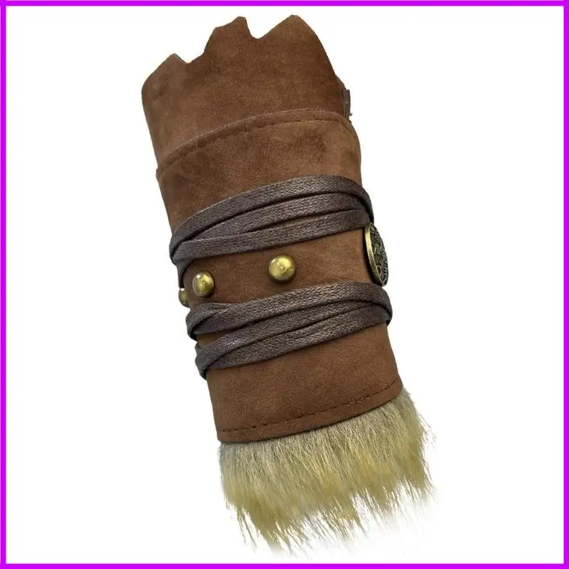Men Antique Men Medieval Arm สำหรับ Halloween Party เครื่องแต่งกาย Arm Arm Guard Music Festival Armors Bracers