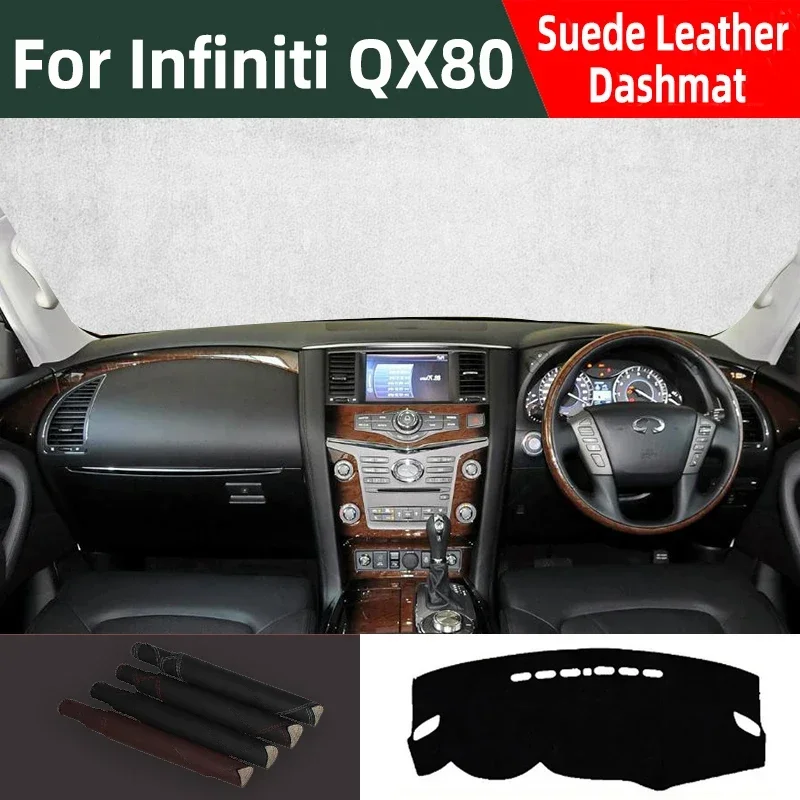 

Подходит для версии для Гонконга: светонепроницаемая и солнцезащитная накладка для центральной консоли Infiniti QX80.