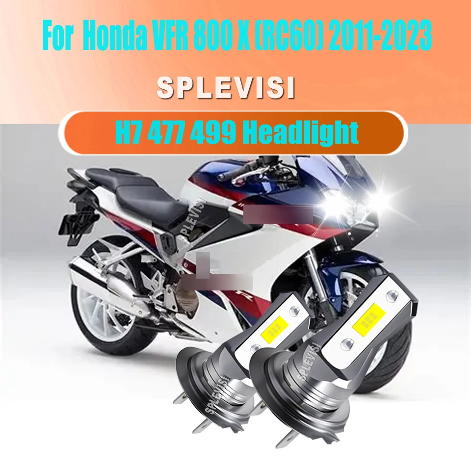 

H7 LED Motorcycle Headlight Bulbs Perfect for Foggy & Dark Conditions For Honda VFR 800 X (RC60) 2011 2012 2013 2014 2015-2023