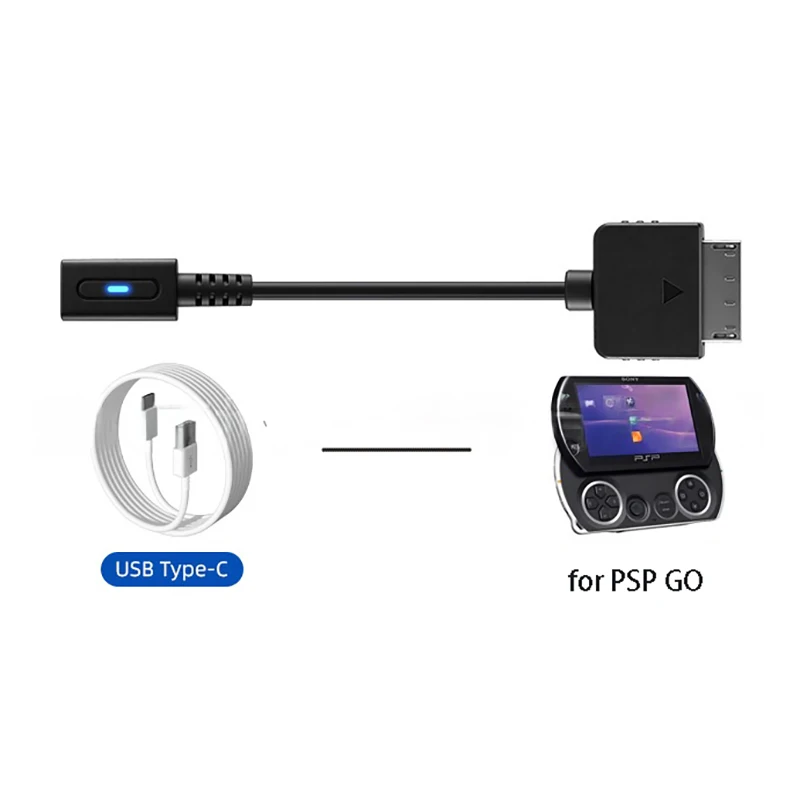 PD Type USB C Cable for PSP Go Controller Charging Adapter Type C