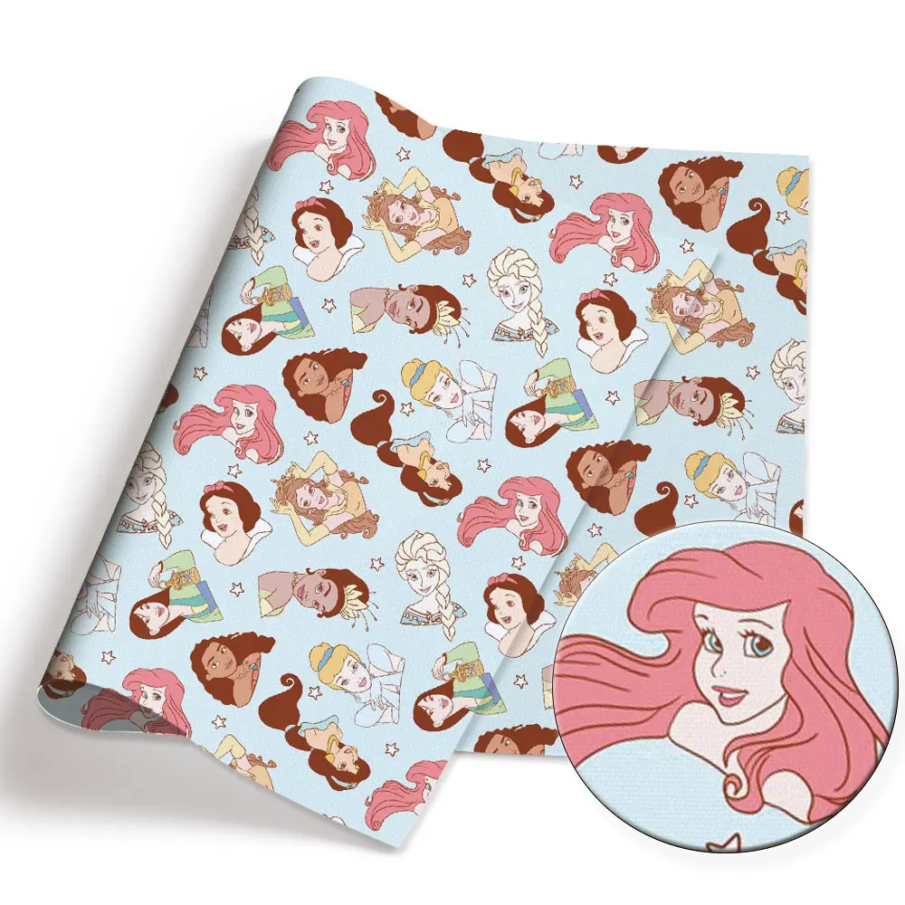 نسيج قطني كرتوني ديزني ، نسيج مرقع ، نسيج منزلي ، خياطة فستان دمية ، ستارة ، بوليستر ، 140 × 50 سم #2
