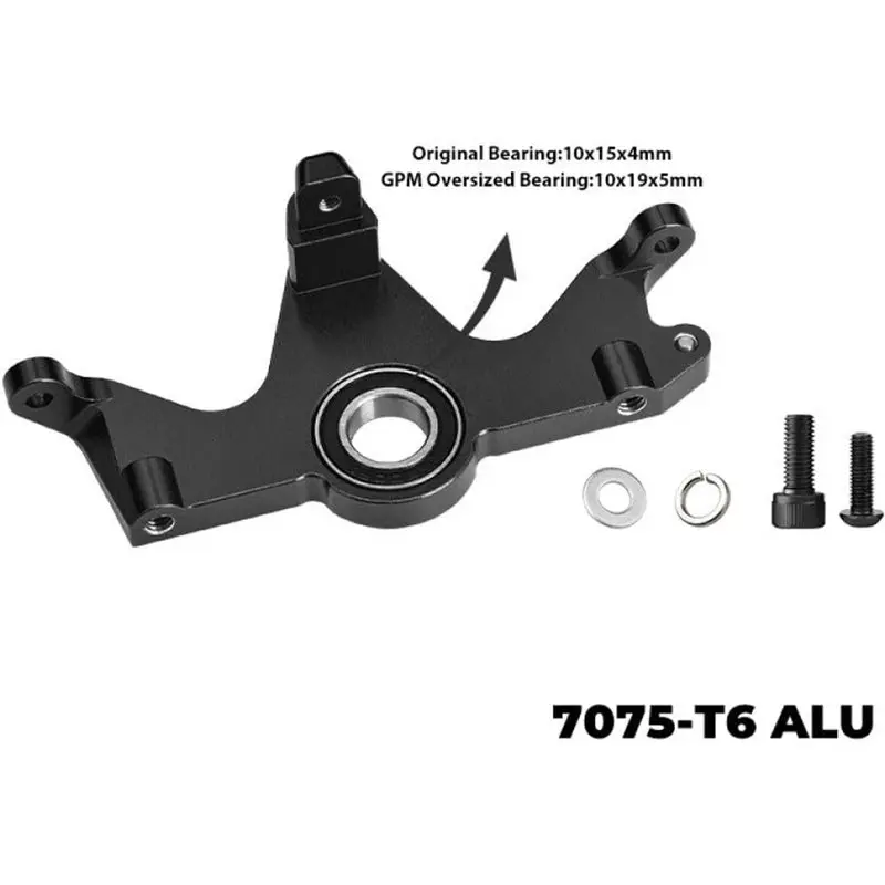 【NEW USER EXCLUSIVE】Bearing Motor Mount 7075 Aluminum For TRAXXAS 1/10 Slash 4X4 Hoss 3S Stampede 6860A 6860R
