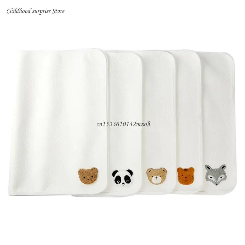 

50x70cm Waterproof Baby Changing Mat Cotton Diaper Changer Pad Floor Play Mats Dropship