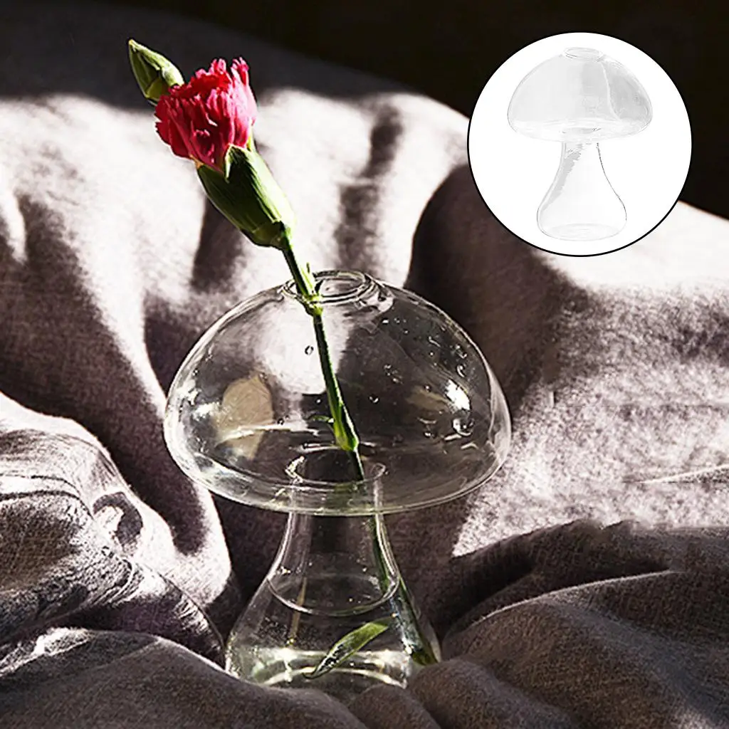 Air Plant Glass Holder Terrarium Container for Succulent Hydroponics Vase Home Decor Crystal Flower Pot Gift