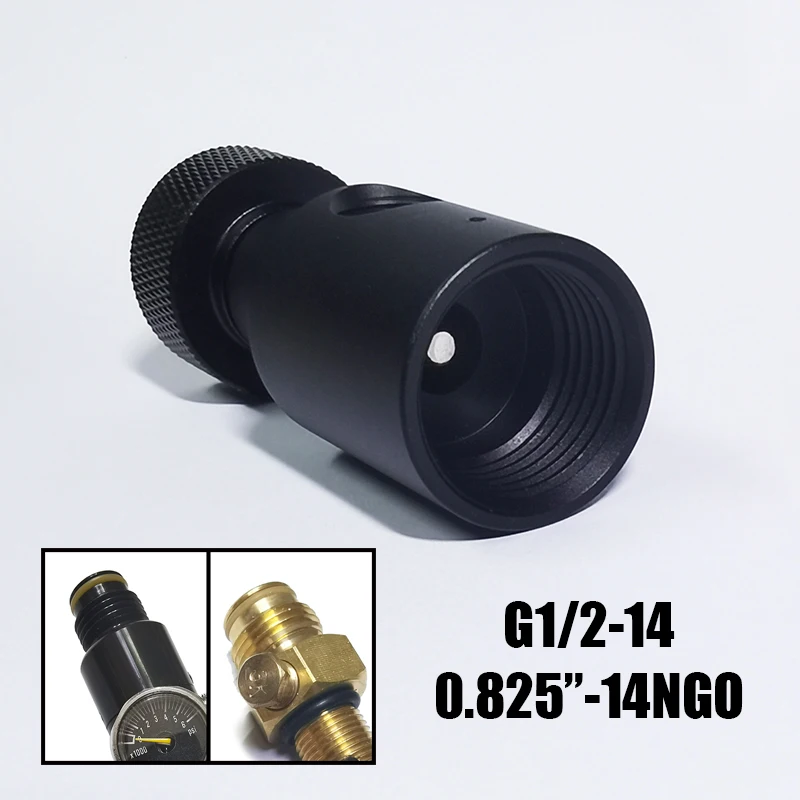 HPA Universal Fill Adapter of Marker Coil Remote Hose Line High Pressure UFA CO2 Tank On/Off ASA G1/2