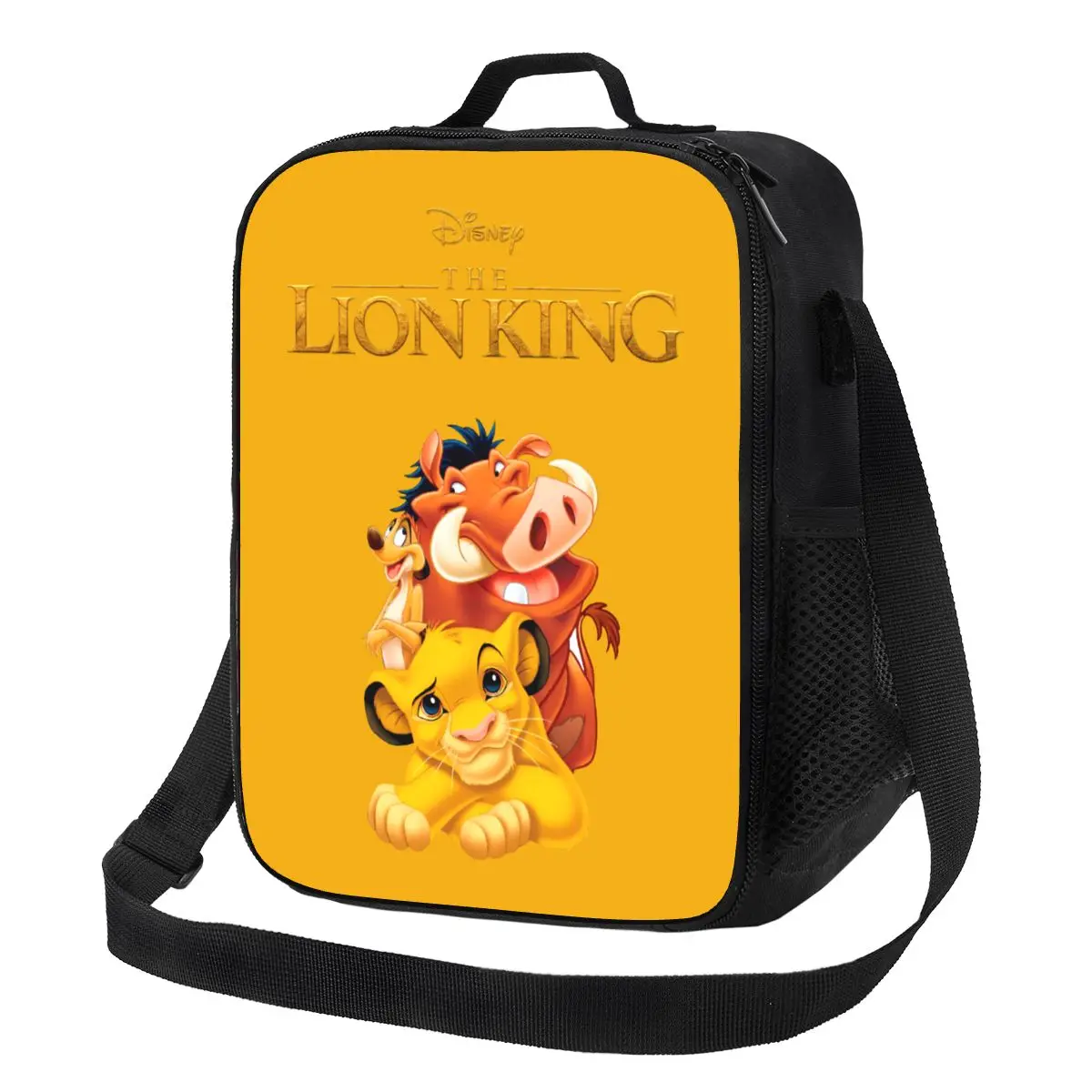 Custom The Lion King Insulated Lunch Bags for Women Portable Cooler Thermal Food Bento Box School