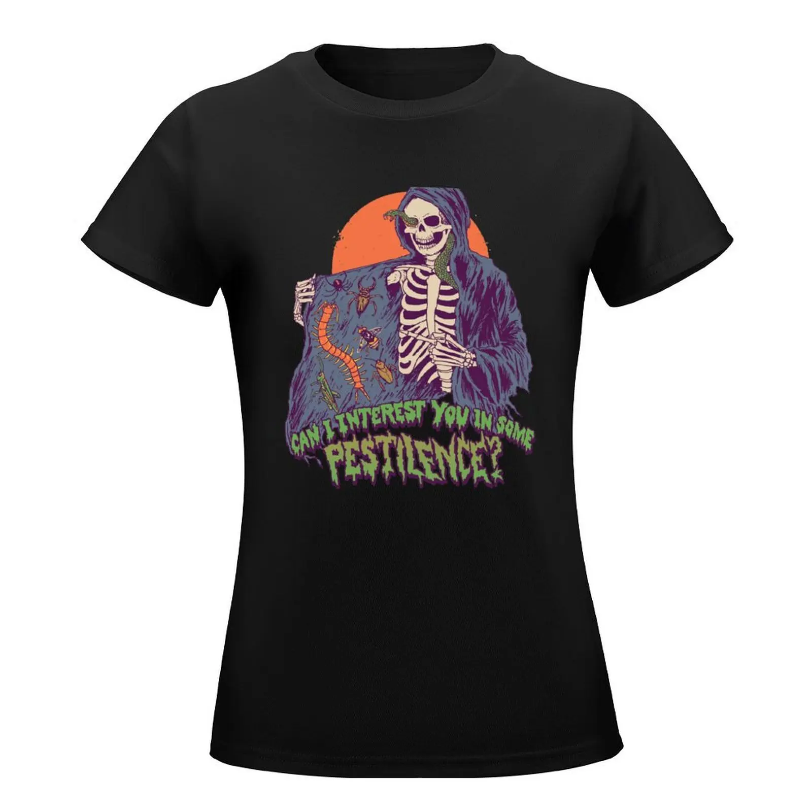 Pestilence T-Shirt tees lady clothes plus size tops summer top t shirts for Womens