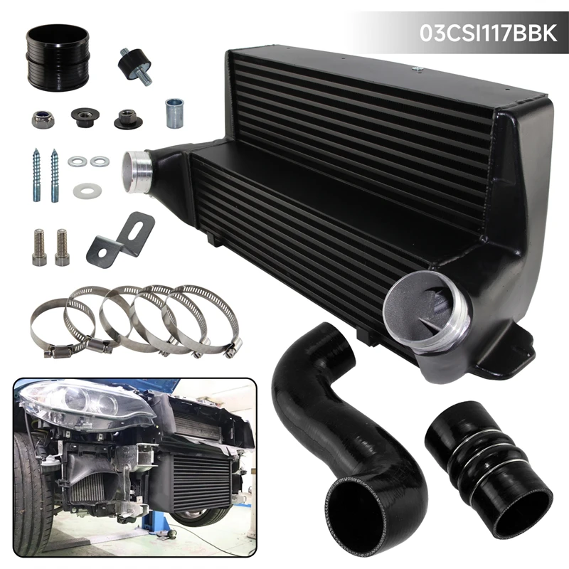 Competition Intercooler Kit For EVO III BMW 335(x)i E90/E91/E92/93 335is E92 135i E82/E88 1erM E82 N54&N55 2006+ Black/Blue/Red